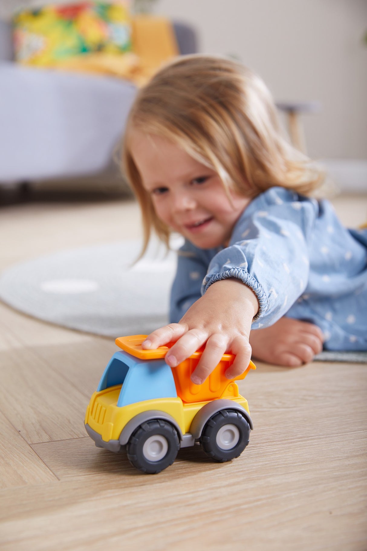 Spielzeugauto Muldenkipper - korbmayer. ganz besonders. für kinder.