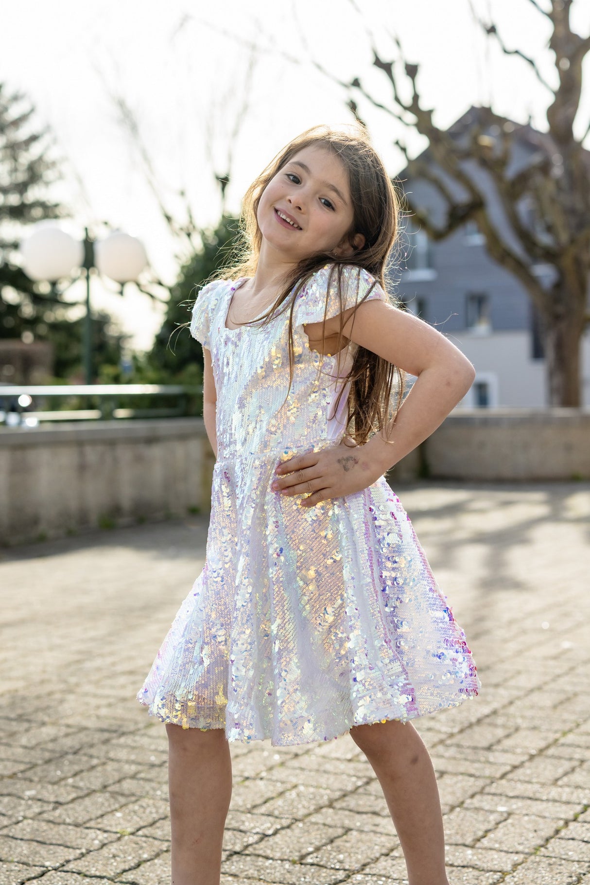 Paillettenkleid Concert Queen 5-6 Jahre