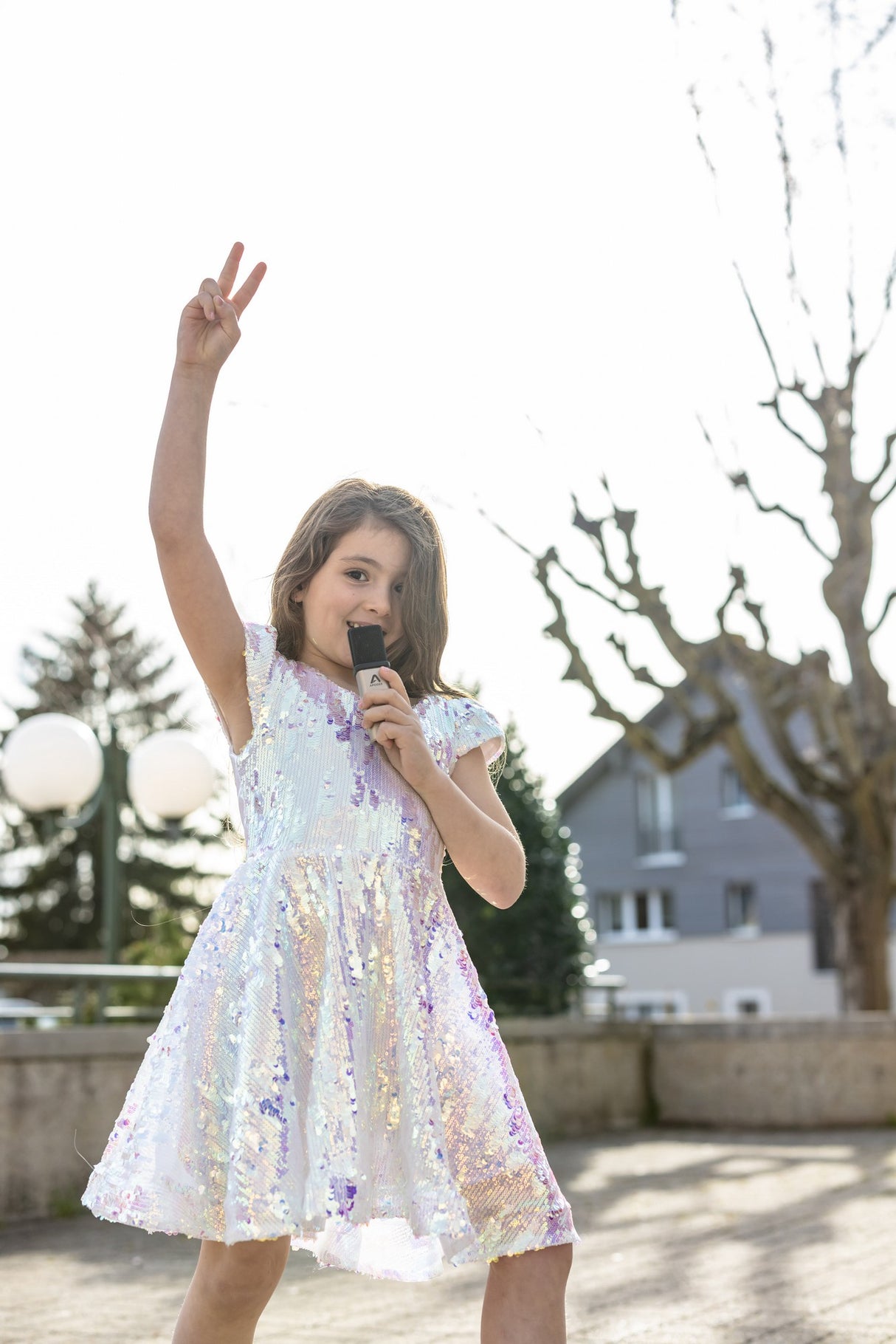 Paillettenkleid Concert Queen 7-8 Jahre