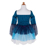Hexenkleid blau mit Hut  5-6 Jahre