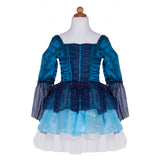 Hexenkleid blau mit Hut  5-6 Jahre