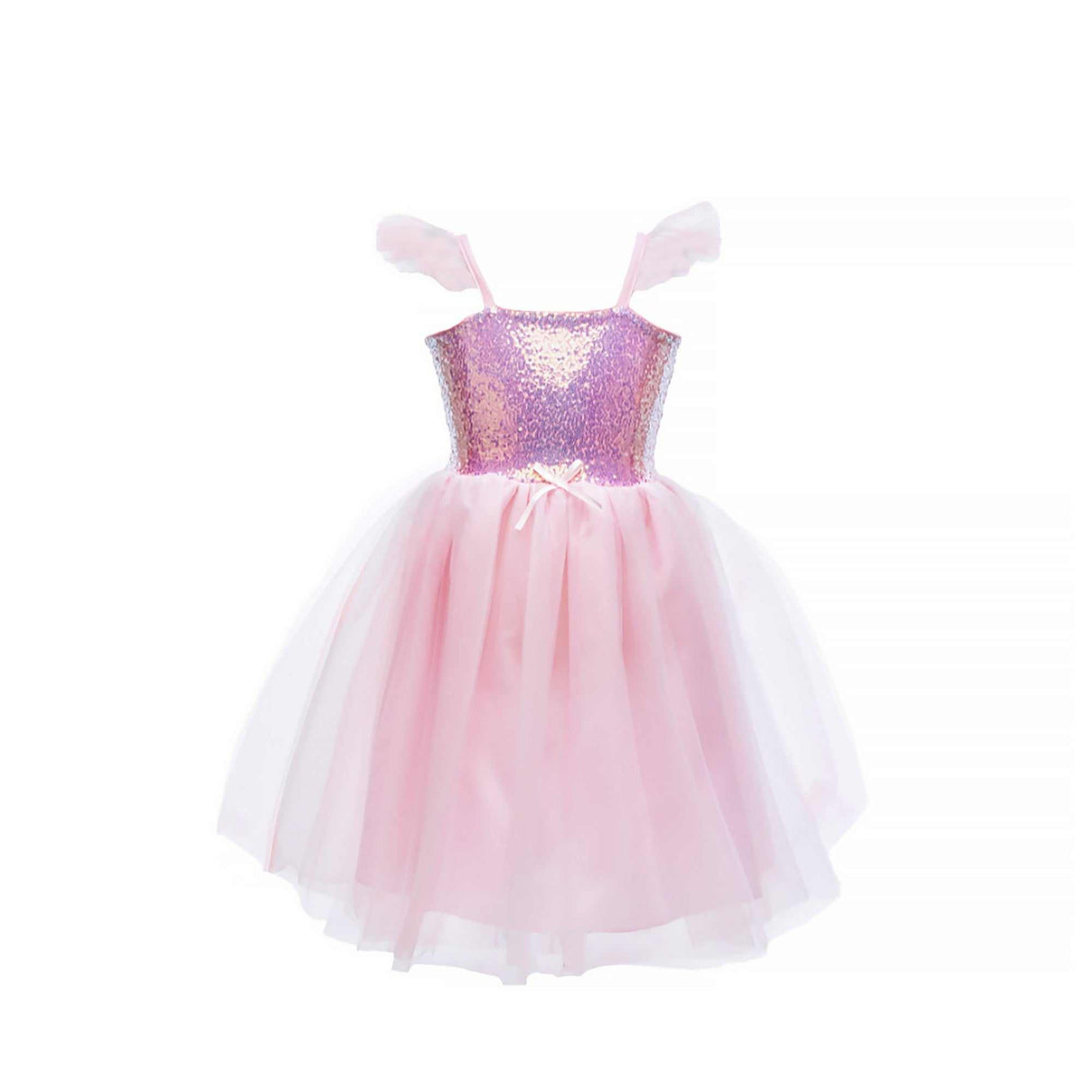 Rosa Pailletten-Prinzessinnenkleid 5-6 Jahre