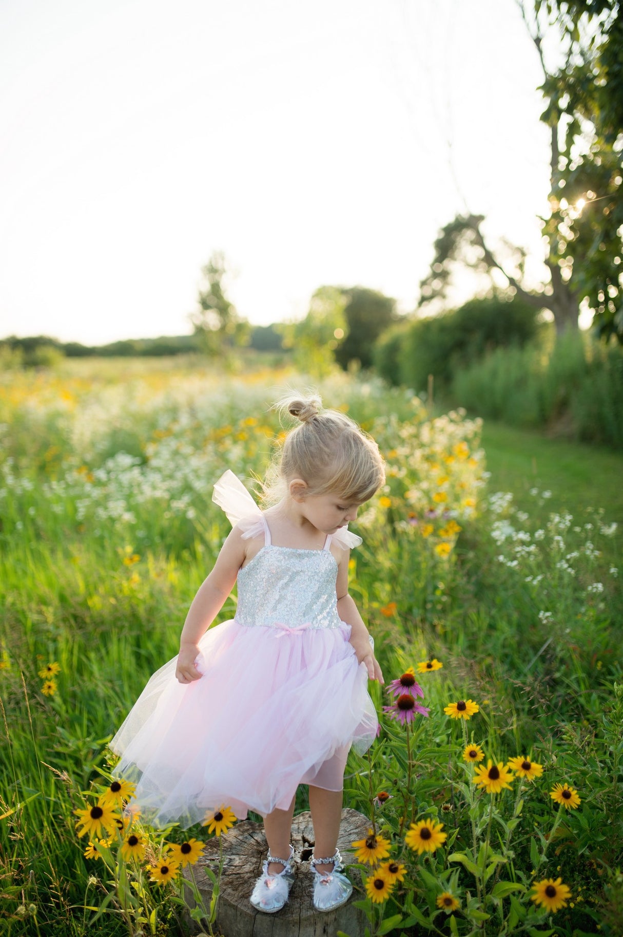 Rosa Pailletten-Prinzessinnenkleid 5-6 Jahre - korbmayer. ganz besonders. für kinder.