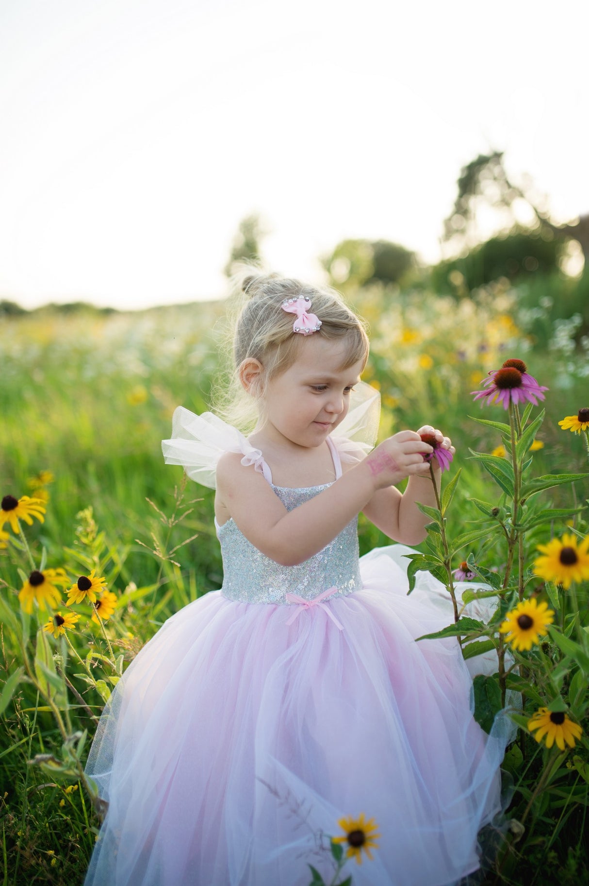 Rosa Pailletten-Prinzessinnenkleid 5-6 Jahre - korbmayer. ganz besonders. für kinder.