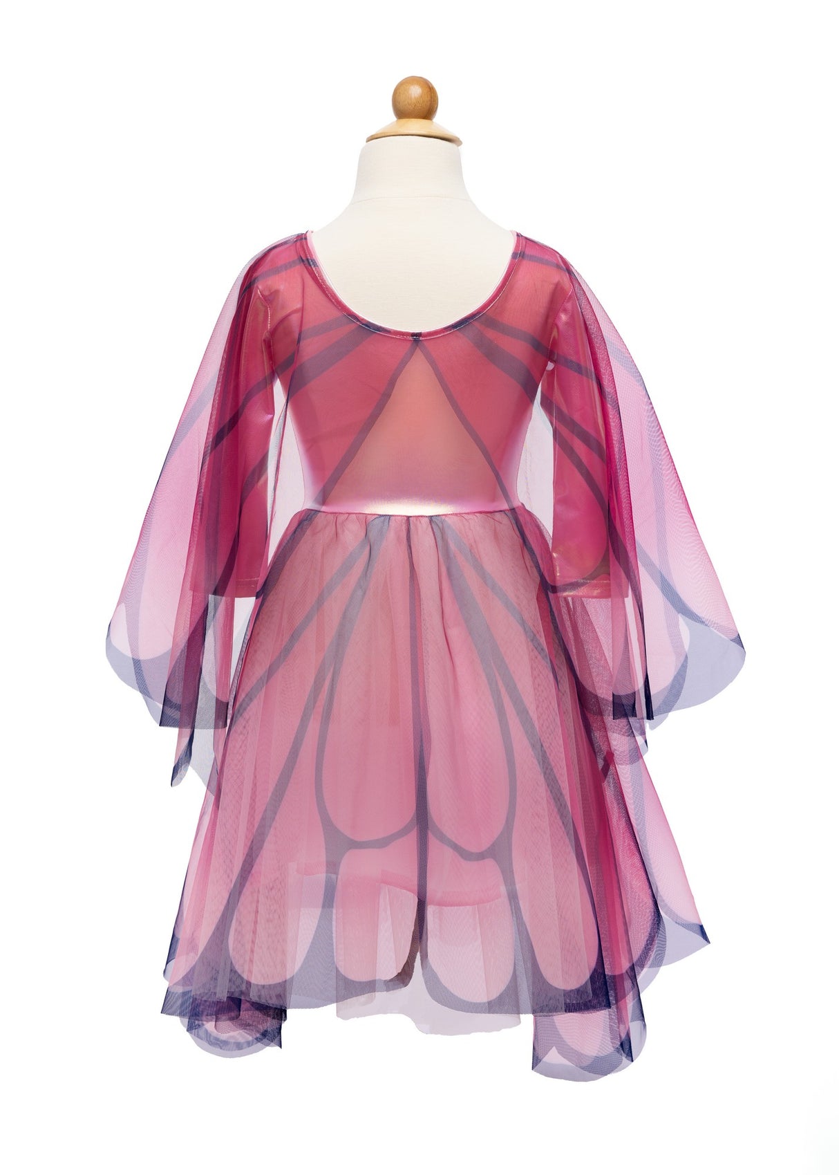 Schmetterlingskleid & Flügel & Haarreif 5-6 Jahre