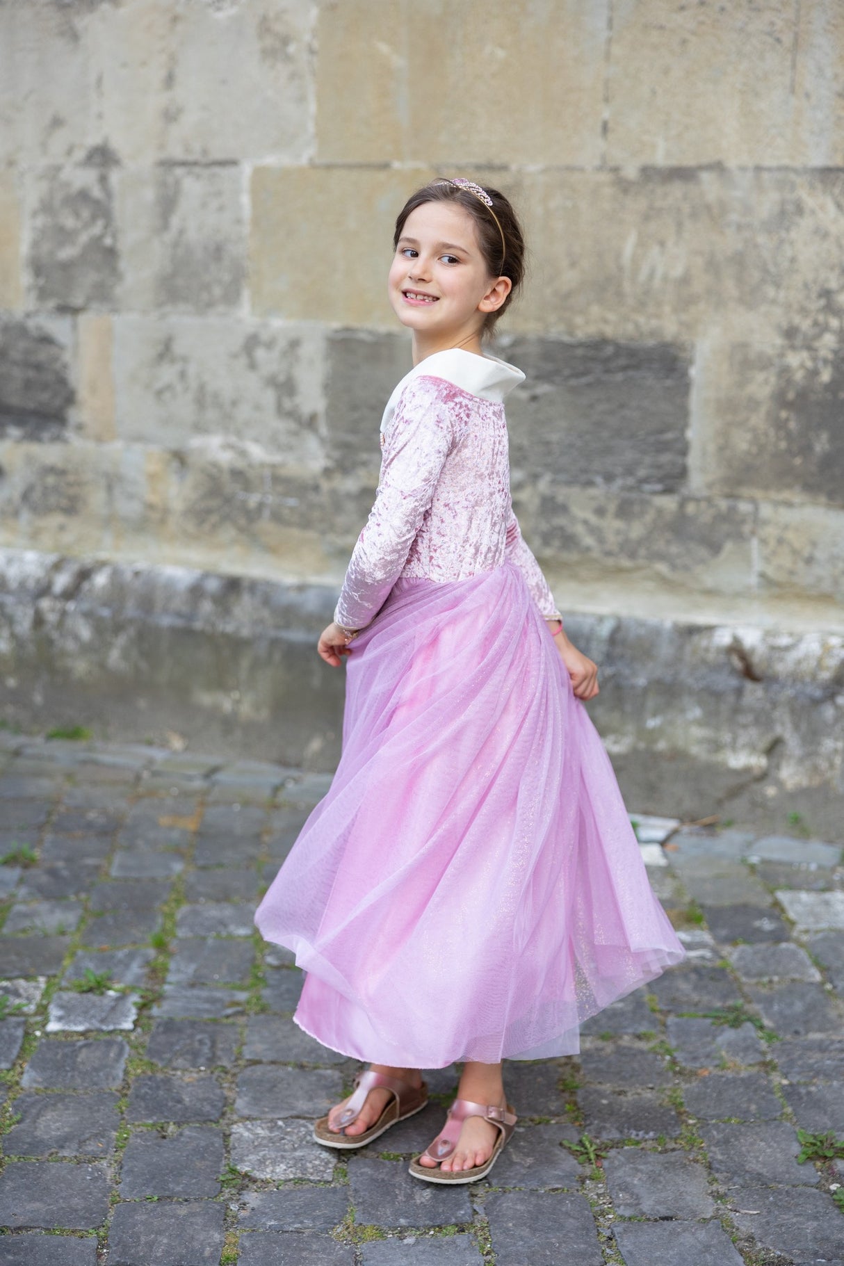 Dornröschen Kleid 5-6 Jahre