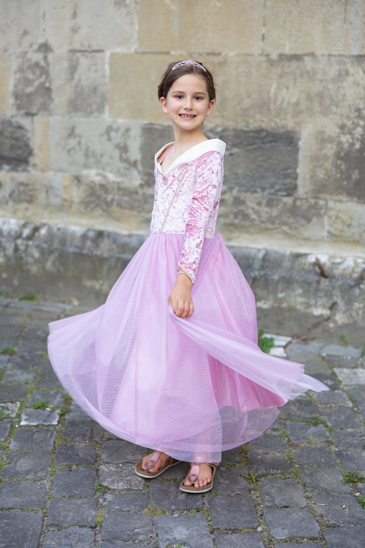 Dornröschen Kleid 5-6 Jahre