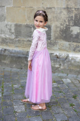 Samtweich Schlafende Prinzessin Kleid 3-4 Jahre
