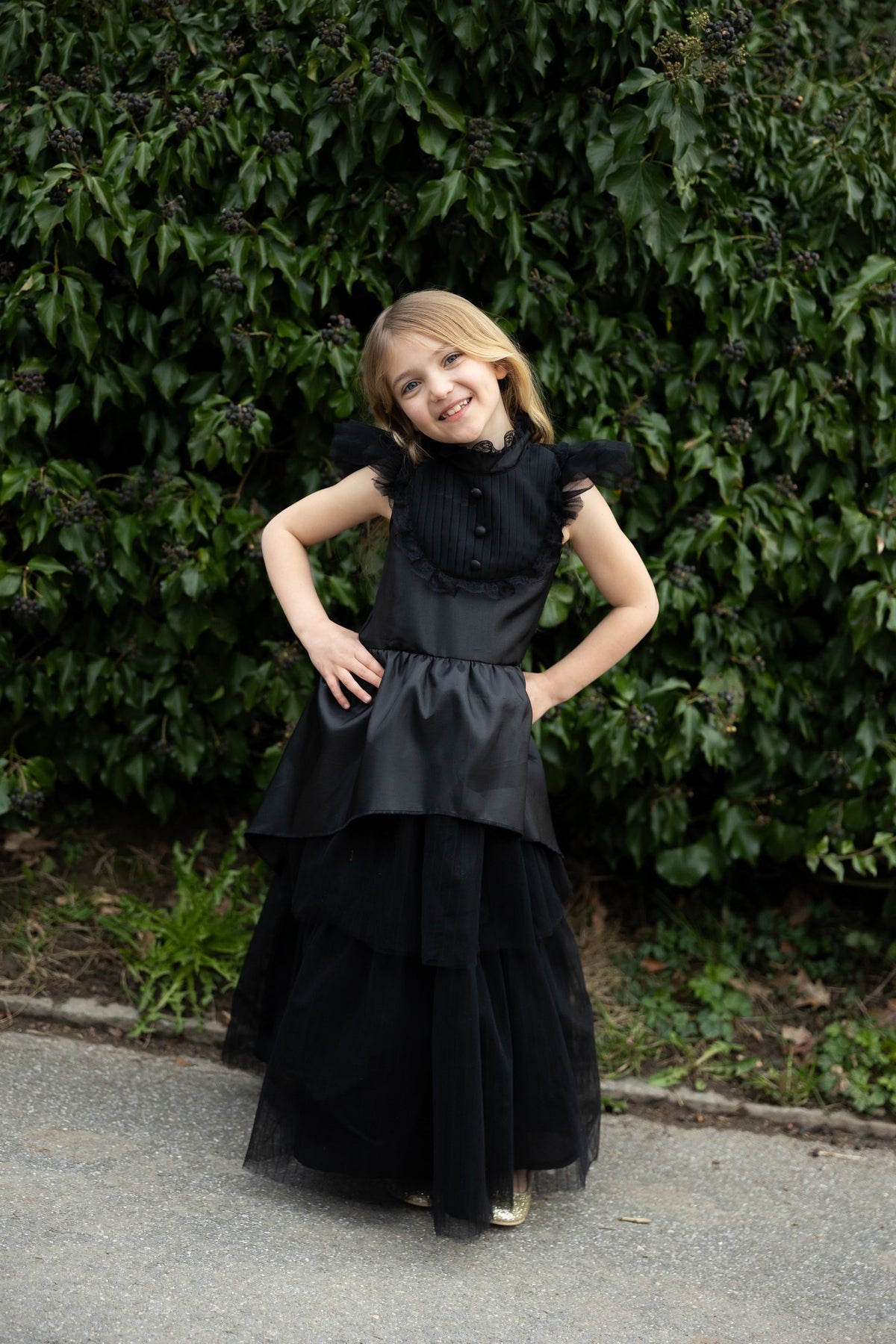 Gothic-Schabernack-Hexenkleid 9-10Jahre