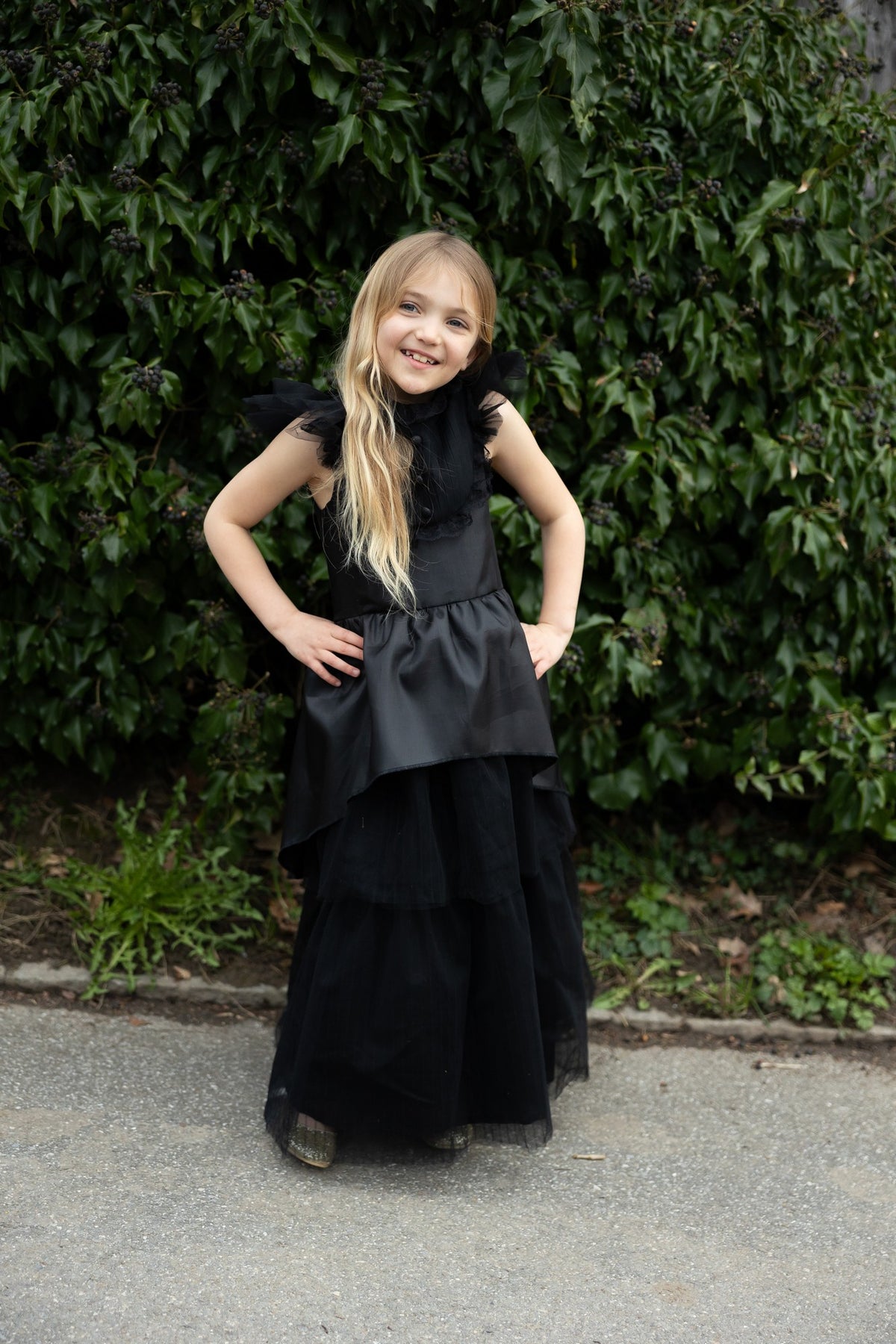 Gothic- Schabernack- Hexenkleid 7-8 Jahre