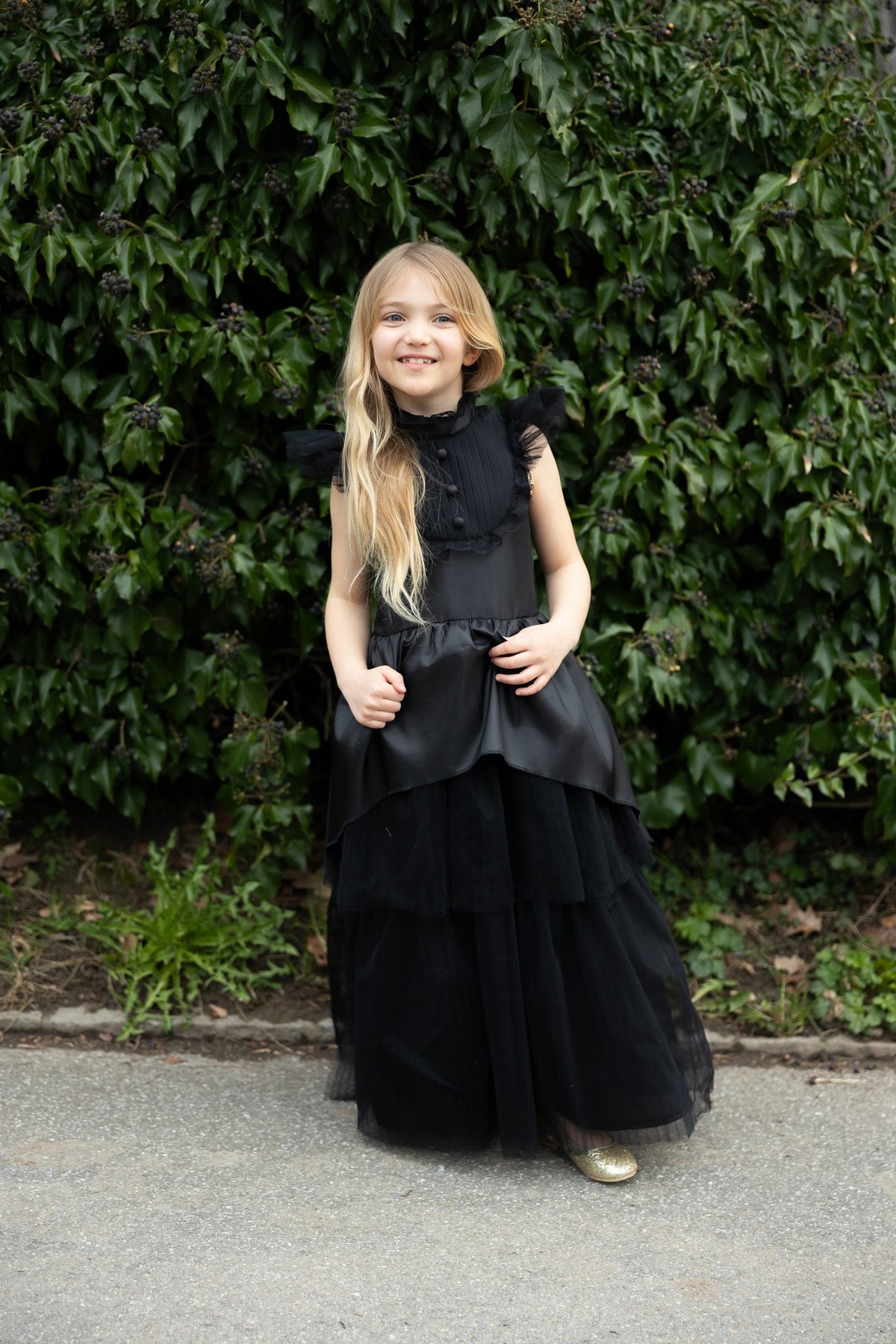 Gothic-Schabernack-Hexenkleid 9-10Jahre