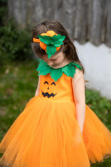 Kürbis Prinzessin Kleid 3-4 Jahre