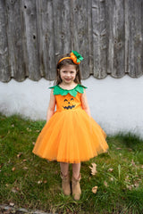 Kürbis Prinzessin Kleid 3-4 Jahre