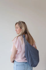 Lukkily Bag #1 Terry navy/white
