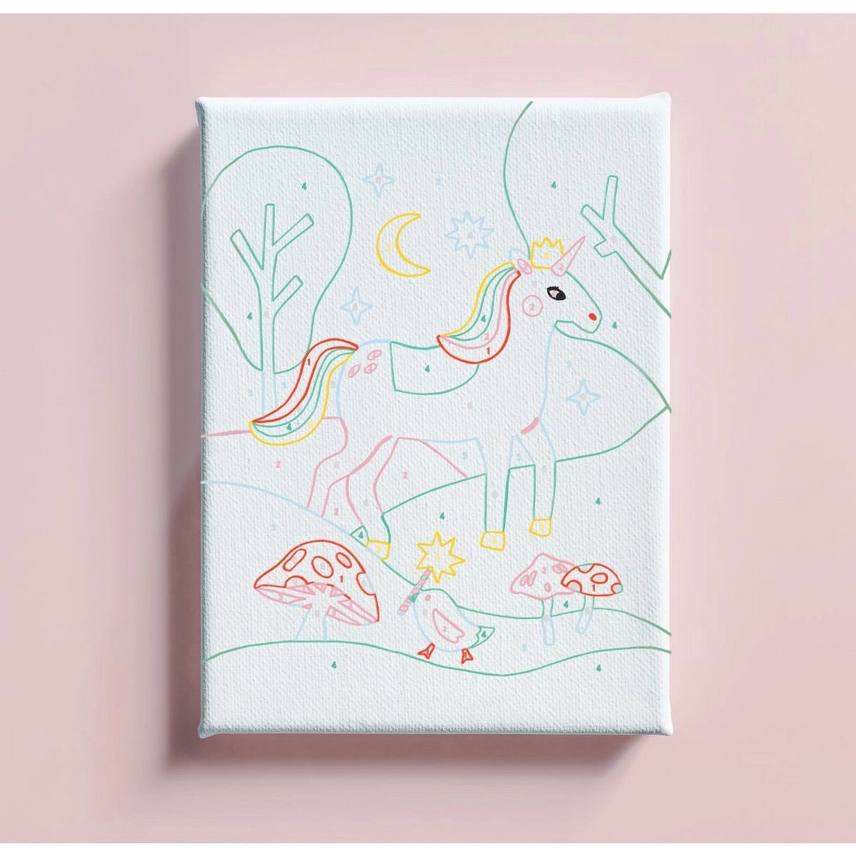 Malen nach Zahlen Set Kids - Einhorn