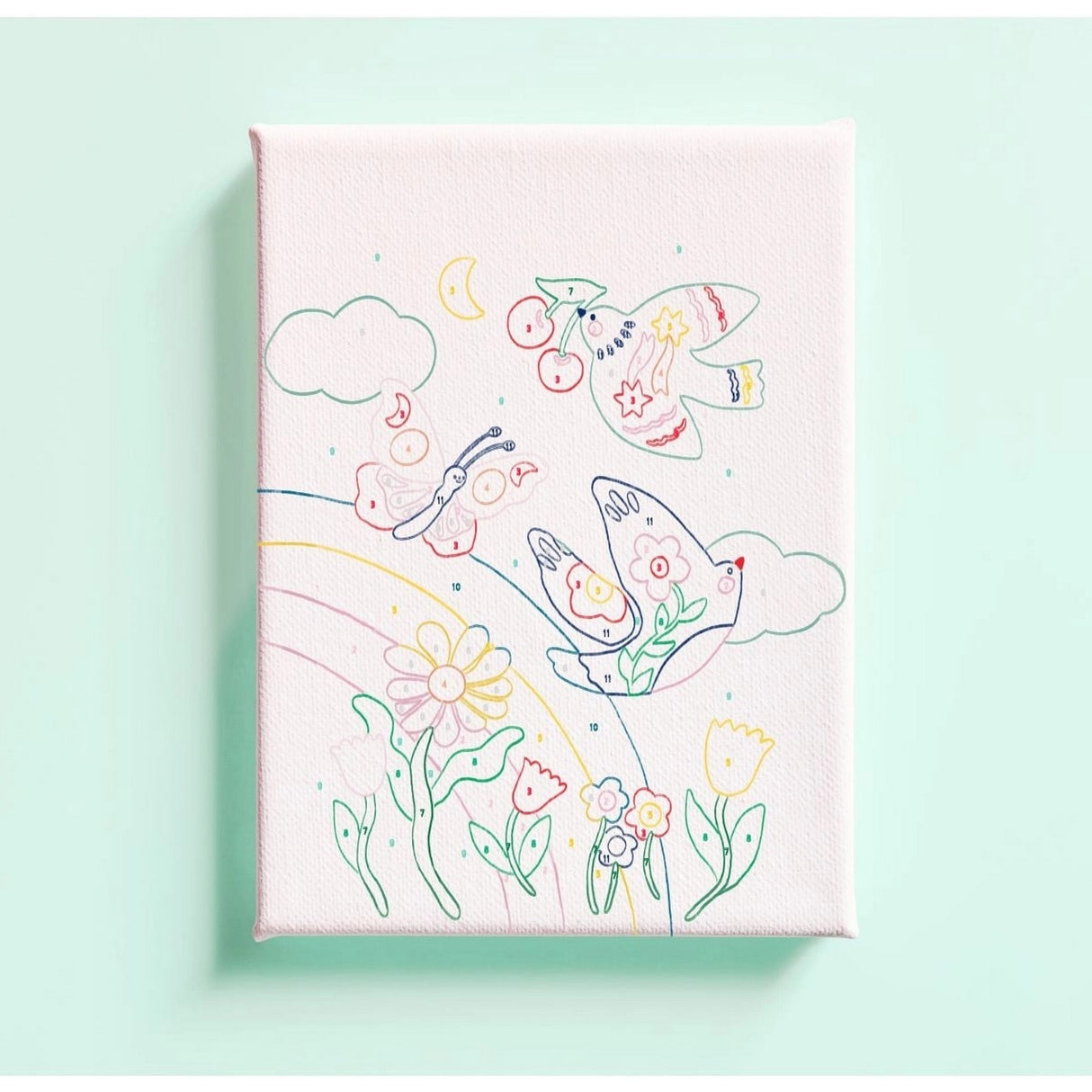 Malen nach Zahlen Set Kids - Frühling