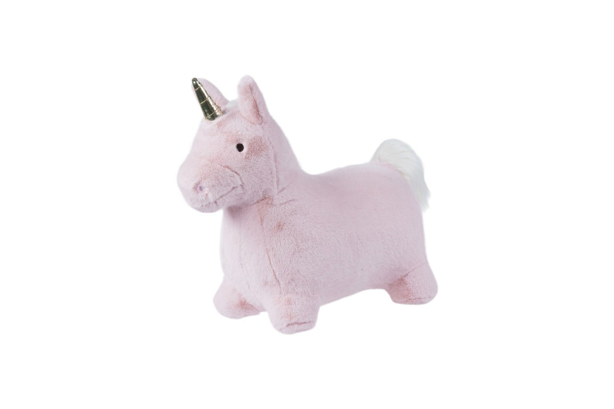 Hüpf-Tier Einhorn pink