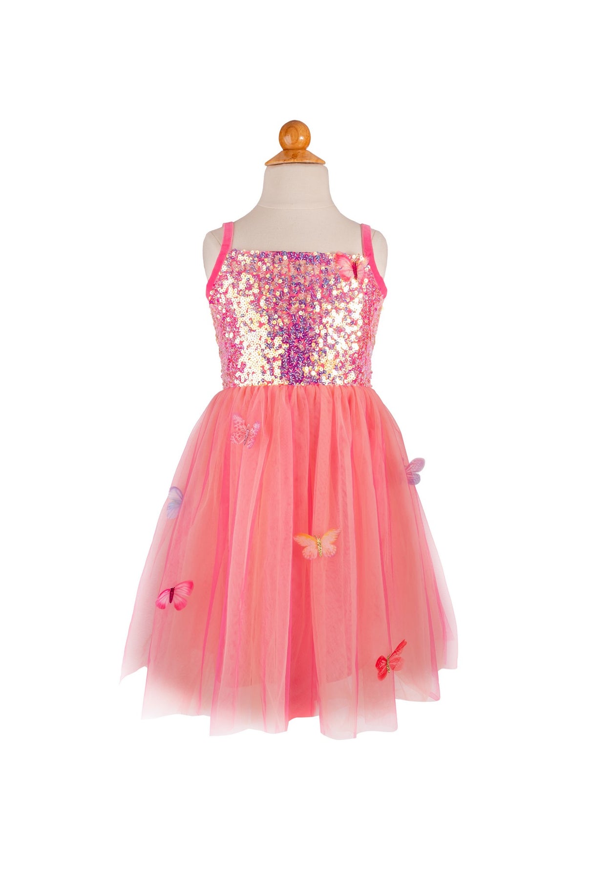 Schmetterlingskleid Pink 3-4 Jahre