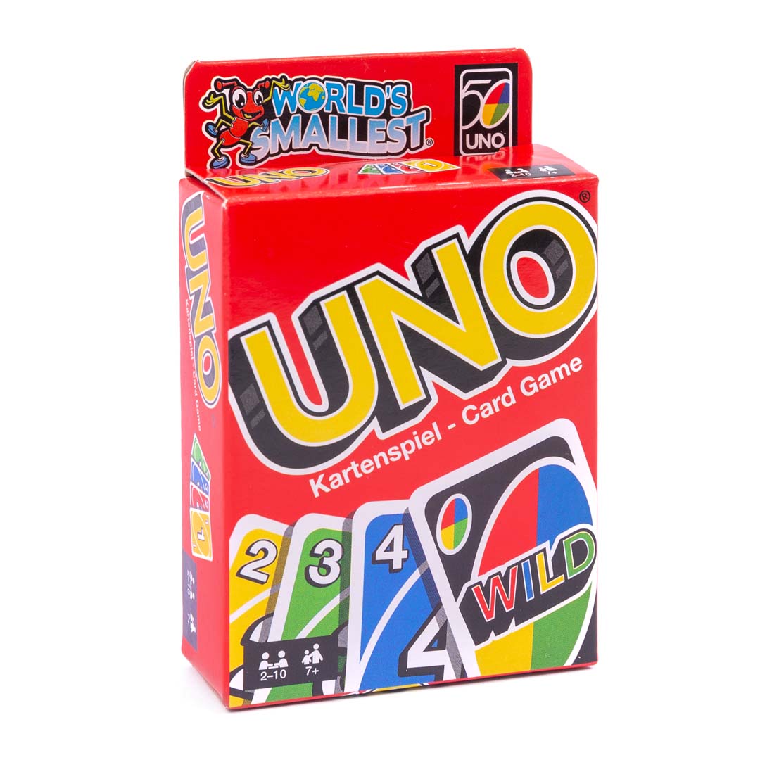 Uno Game/ Mini VersionWorld's SmallestUno Game/ Mini Versionkorbmayer. ganz besonders. für kinder.