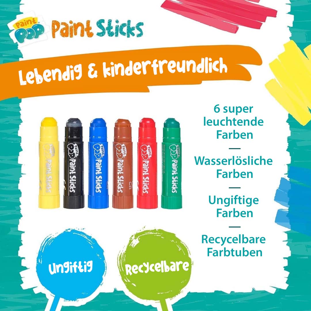 Paint Pop: Paint Sticks 6er Pack