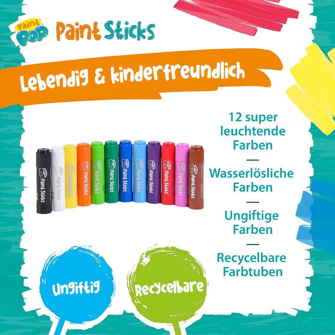 Paint Pop: Paint Sticks 12er Pack