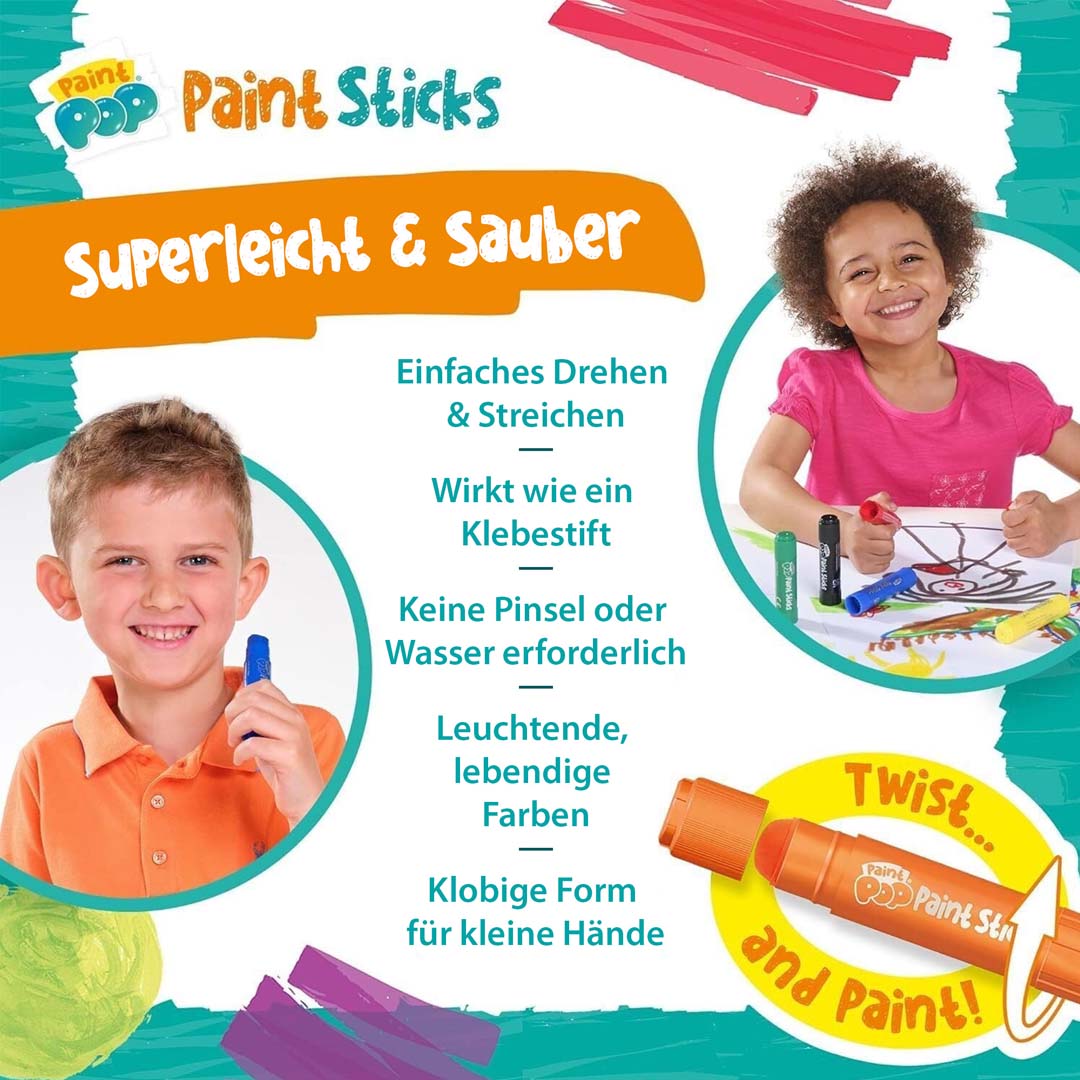 Paint Pop: Paint Sticks 24er Pack