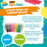 Paint Pop: Face Paint Sticks 12-Pack (Gesichtsmalfarben)