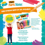 Paint Pop: Face Paint Sticks 12-Pack (Gesichtsmalfarben)