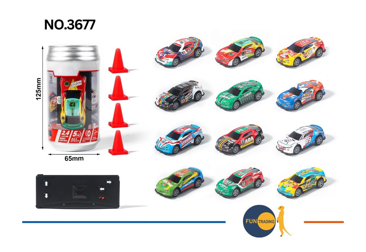 Mini R/C Auto in der Dose