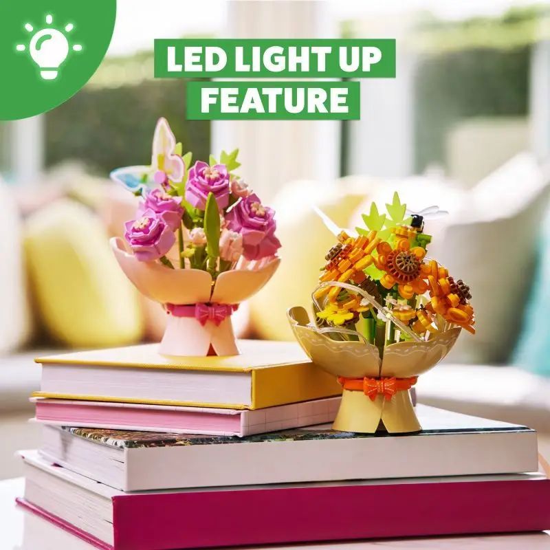 Bausteine Blumenstrauss mit 





Bausteine Blumenstrauß mit LED (1Stück)