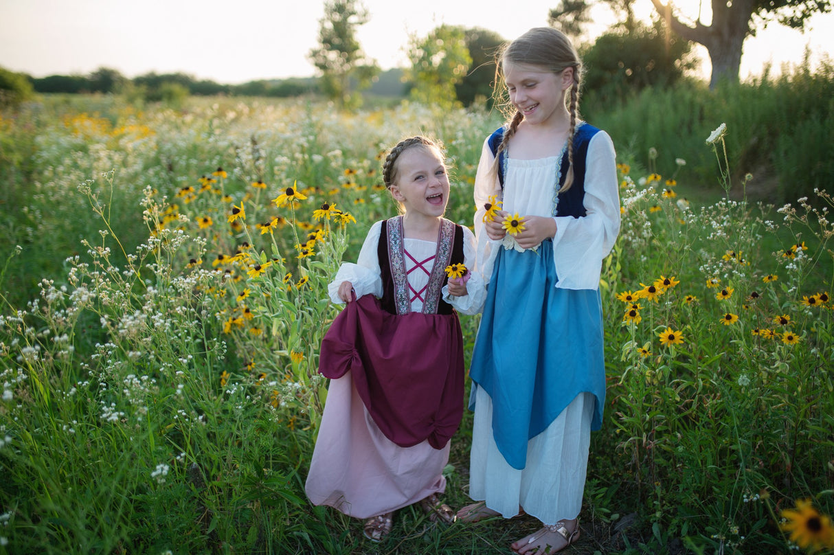 Bauernkleid blau 7-8 Jahre