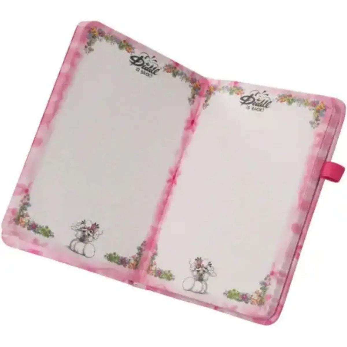 Diddl Notizbuch A6 mit Stift pink
