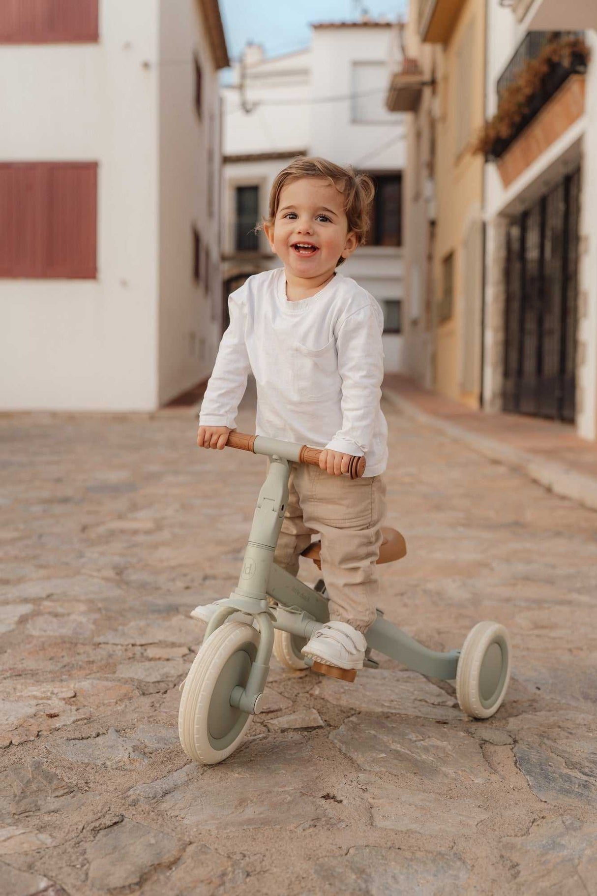 4 in 1 Dreirad grün