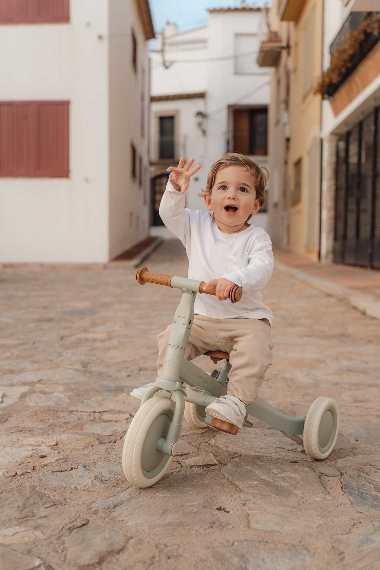 4 in 1 Dreirad grün