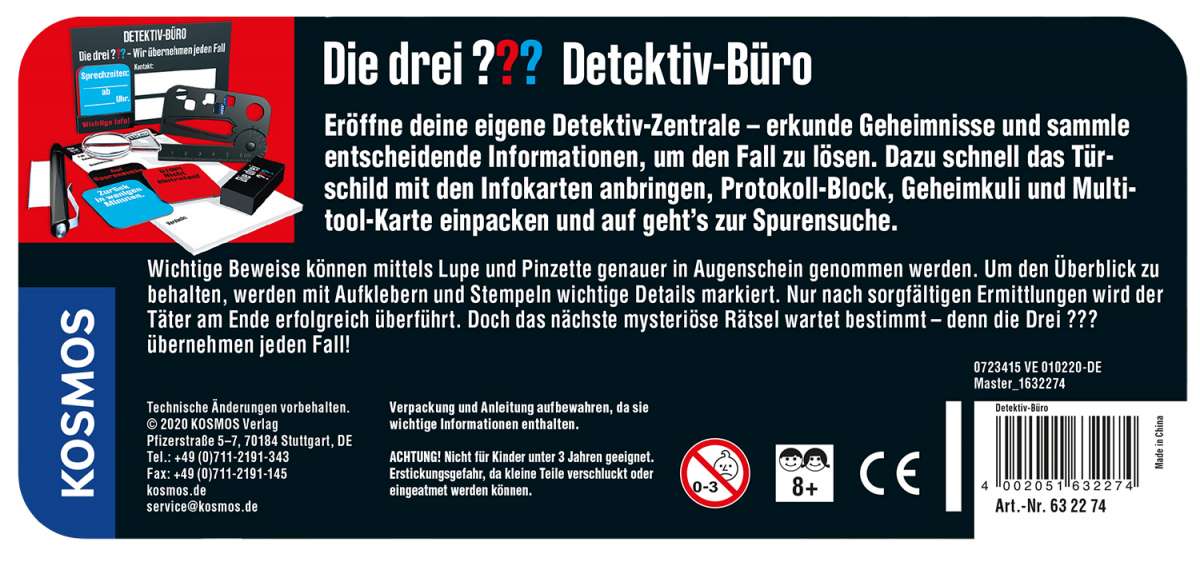 Drei ??? Detektiv-Büro - korbmayer. ganz besonders. für kinder.