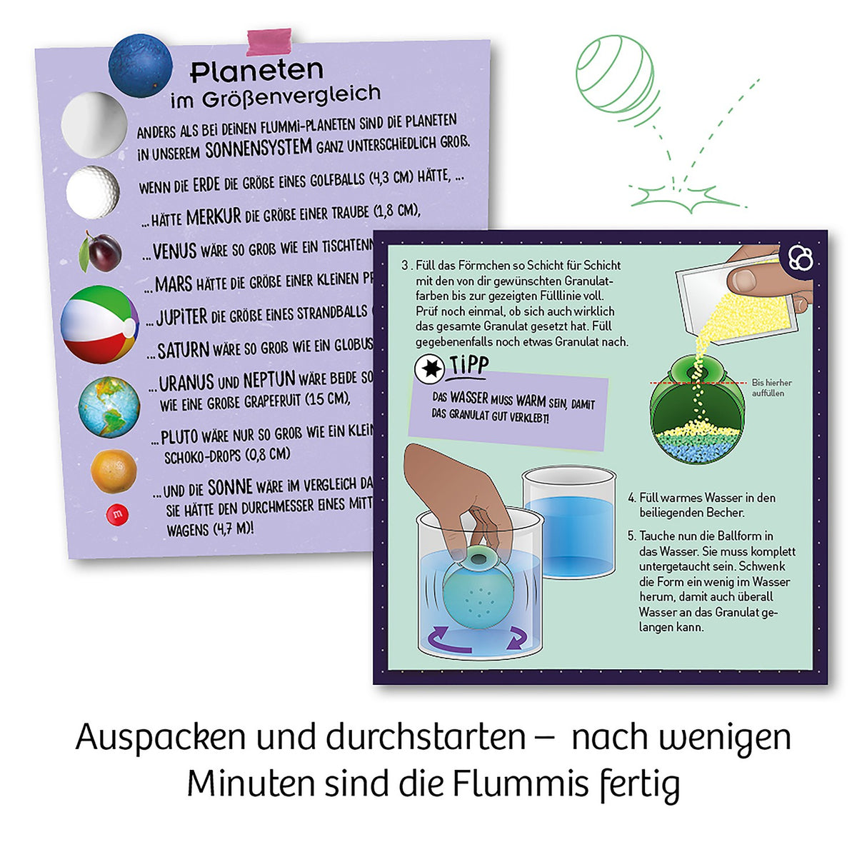 Mitbringexp.Flummi-Planeten - korbmayer. ganz besonders. für kinder.