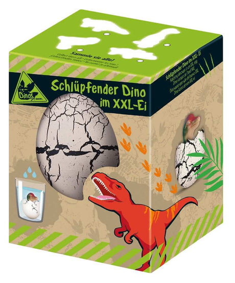 Schlüpfende Dinos im XXL-EiMosesSchlüpfende Dinos im XXL-Eikorbmayer. ganz besonders. für kinder.