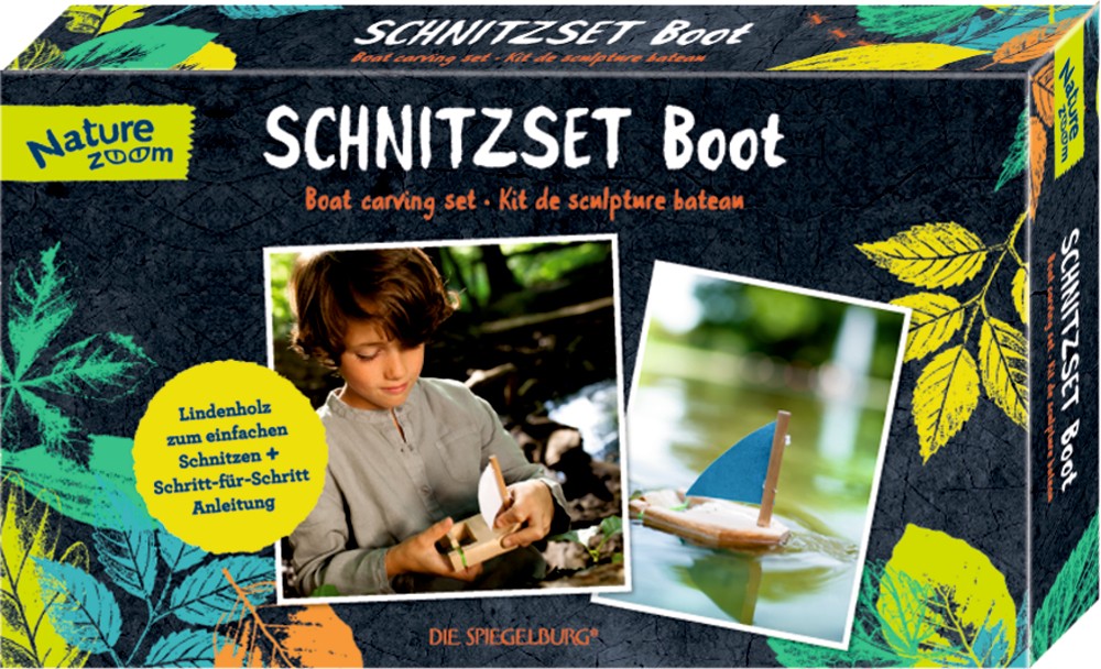 Schnitzset BootCoppenrathSchnitzset Bootkorbmayer. ganz besonders. für kinder.