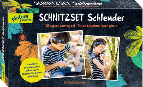 Schnitzset Schleuder Nature Zoom - korbmayer. ganz besonders. für kinder.