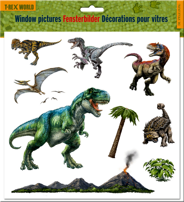 Fensterbilder-T-Rex WorldCoppenrath-Rex Worldkorbmayer. ganz besonders. für kinder.