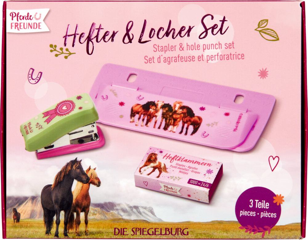 Hefter & Locher Set - PferdefreundeCoppenrathHefter & Locher Set - Pferdefreundekorbmayer. ganz besonders. für kinder.