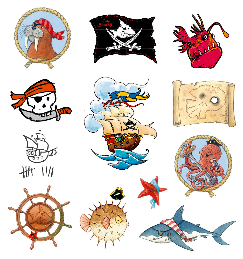 Tattoos - Capt'n SharkyCoppenrathTattoos - Capt'korbmayer. ganz besonders. für kinder.