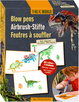 Airbrush-Stifte für Papier - T-Rex WorldCoppenrathAirbrush Stiftekorbmayer. ganz besonders. für kinder.