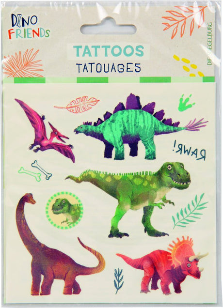 Tattoos-Dino Friends - korbmayer. ganz besonders. für kinder.