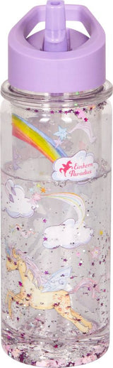 Glitzer-Trinkflasche- Einhorn