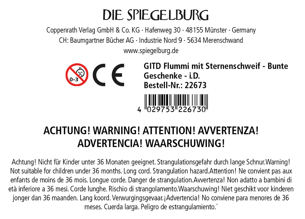 Flummi mit Sternenschweif