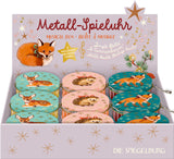 Kl. Metall-Spieluhr - Wintertiere im Weihnachtswald
