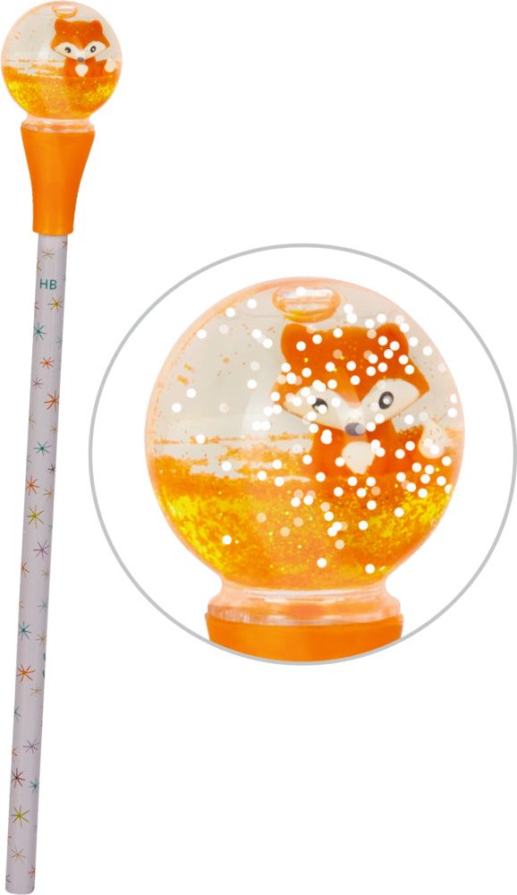 Bleistift m. Schneekugel-Topper