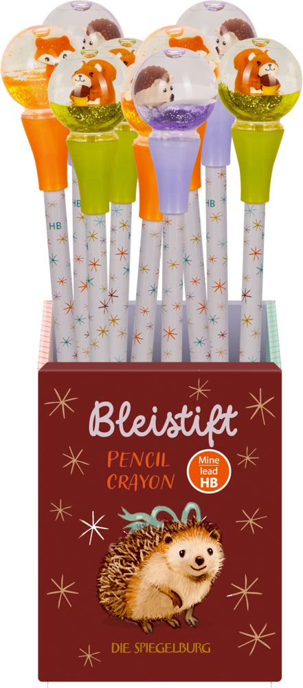 Bleistift m. Schneekugel-Topper