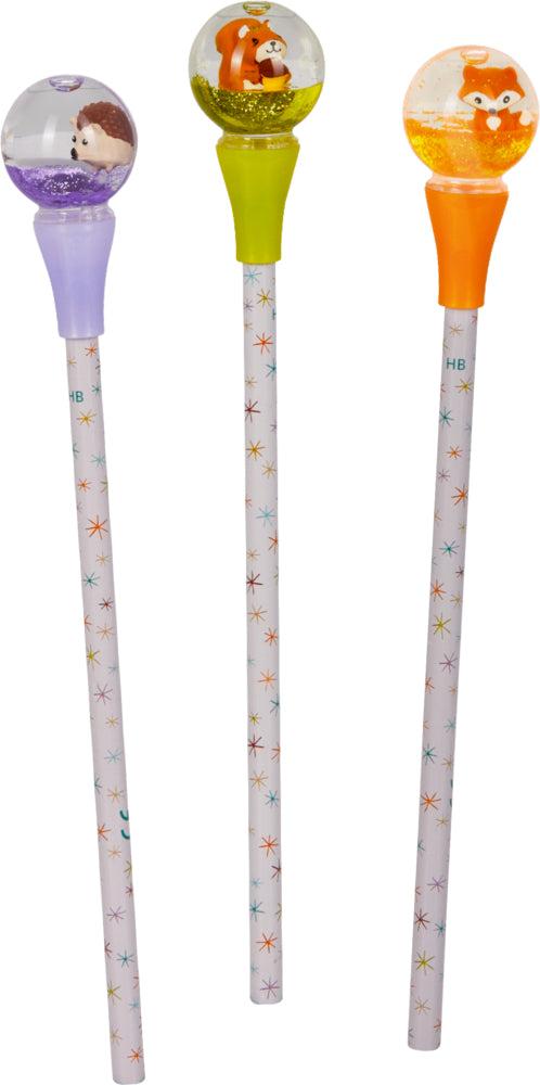 Bleistift m. Schneekugel-Topper